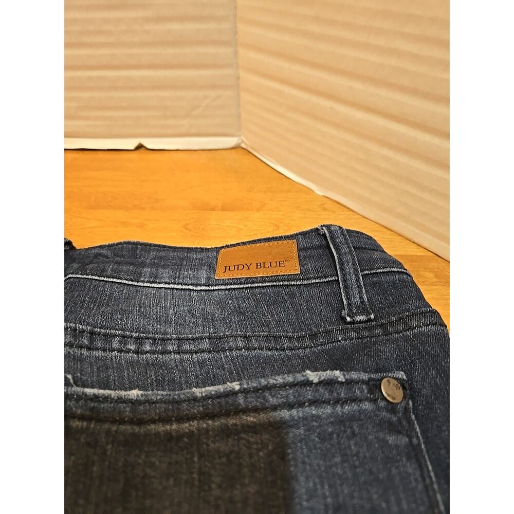 Judy Blue Jeans Women's 7/28 Skinny Fit High Rise Ankle Stretch Dark Wash - Picture 9 of 16